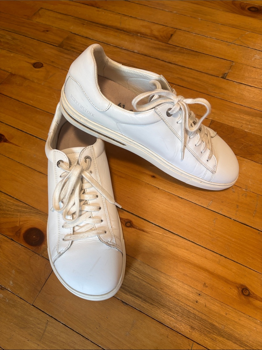 Birkenstock Bend white leather sneaker, 41N